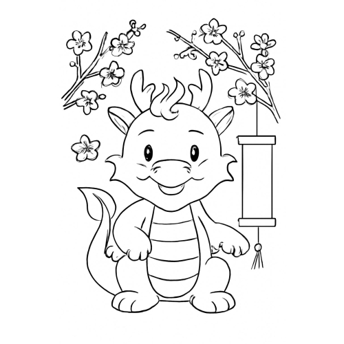 29 + Tranh tô màu ngày Tết 2025 đa dạng đề tài cho bé thích thú