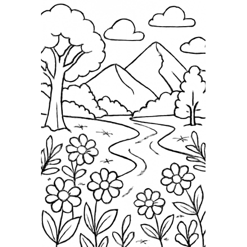 Tranh tô màu cho bé 7 tuổi – Hình tô màu đẹp PDF dễ tải