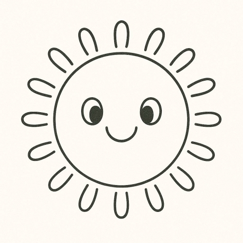 Tô màu vàng cho bé – Hình tô màu vàng đẹp và dễ thương